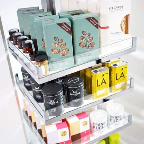 Ảnh thực tế bộ kệ 5 tầng CONVOY LAVIDO 450mm Hafele 549.62.904