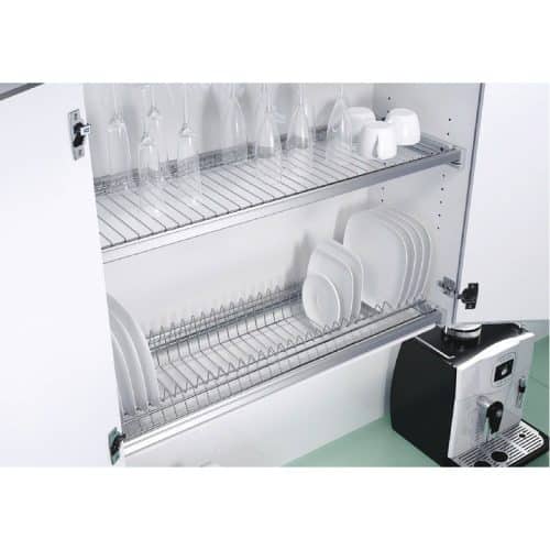 Giá úp bát đĩa Hafele 544.06.026 inox 304 cho tủ rộng 800mm 4 Ảnh thực tế giá úp bát đĩa Hafele 544.06.026 inox 304 cho tủ rộng 800mm