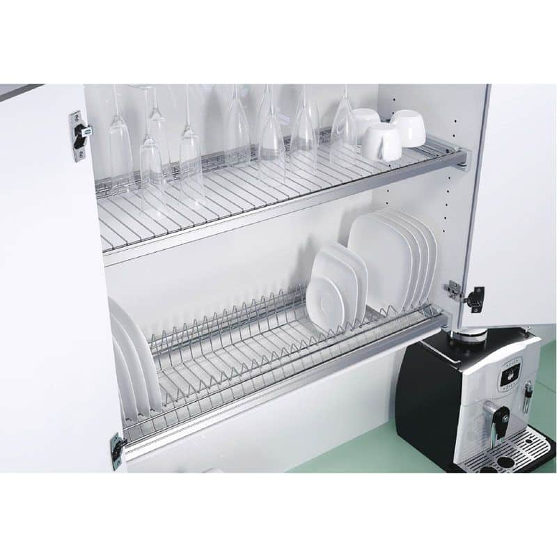 Ảnh thực tế giá úp bát đĩa Hafele 544.06.026 inox 304 cho tủ rộng 800mm Ảnh thực tế giá úp bát đĩa Hafele 544.06.026 inox 304 cho tủ rộng 800mm