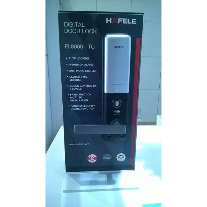 Ảnh thực tế Khóa điện tử Hafele EL8000-TC 912.05.359 Ảnh thực tế Khóa điện tử Hafele EL8000-TC 912.05.359