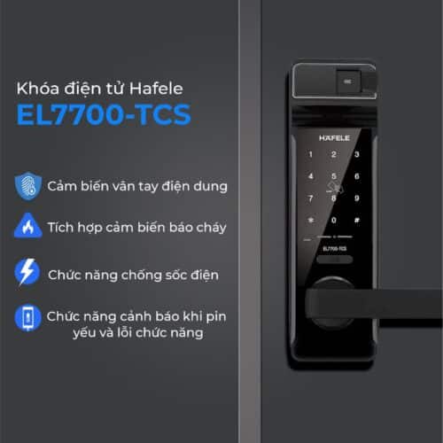 Khóa điện tử Hafele EL7700-TCS 912.20.560 6 Chức năng khóa điện tử Hafele EL7700-TCS 912.20.560