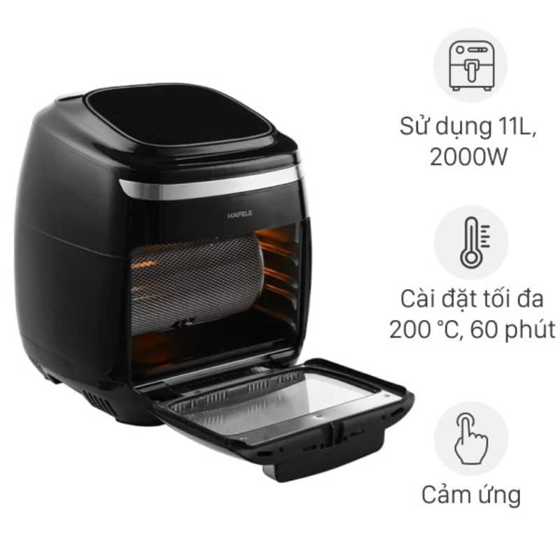 Công dụng nồi chiên không dầu Hafele AF-602A 535.43.711 Công dụng nồi chiên không dầu Hafele AF-602A 535.43.711