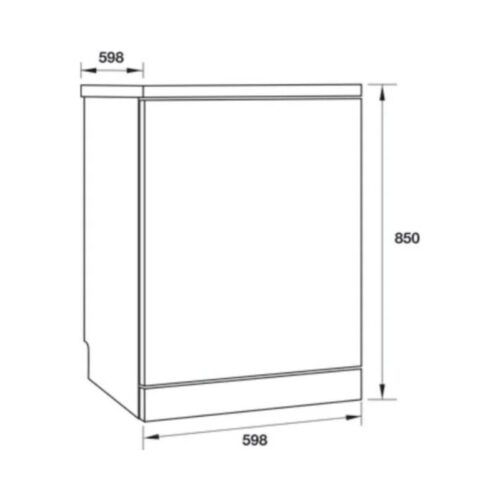 Máy rửa bát Halefe HDW-F60F 533.23.310(4)