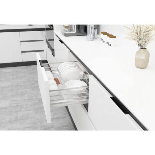 Ảnh thực tế bộ rổ chén đĩa CUCINA CAPPELLA 549.08.144 600mm Inox 304