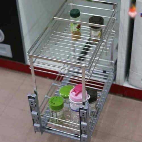 Ảnh thực tế bộ rổ gia vị SONATA Cucina 549.20.231 mạ chrome