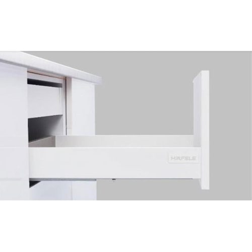Ảnh thực tế ray hộp Hafele 552.35.755 Alto S PTO trắng mờ H170/500mm