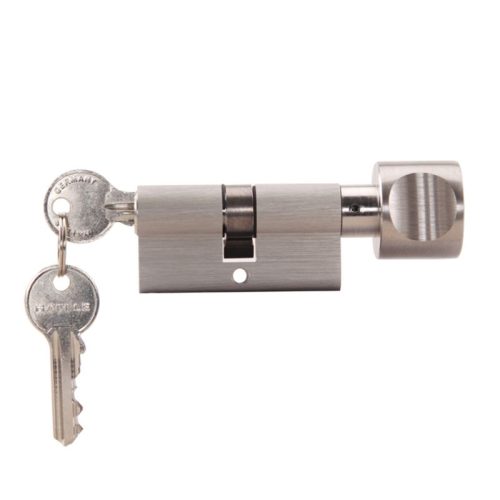 Ảnh thực tế ruột khóa 1 đầu chìa, 1 đầu vặn Hafele 916.96.313, 65mm Đồng thau