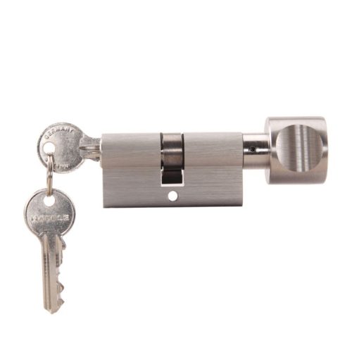 Ảnh thực tế ruột khóa 1 đầu chìa 1 đầu vặn Hafele 916.96.325, 71mm Đồng thau