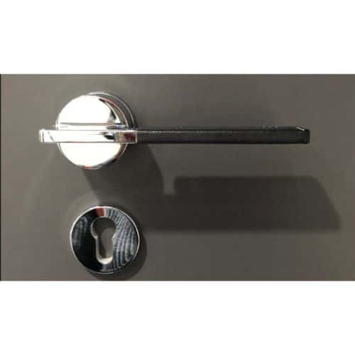 Ảnh thực tế tay nắm gạt có nắp che M5 Hafele 901.78.285