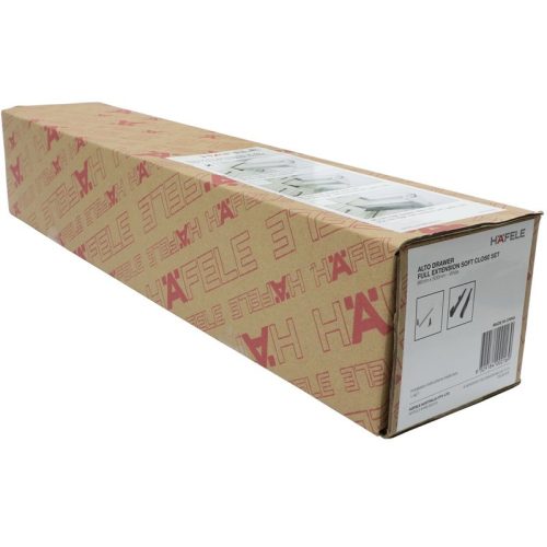 Đóng gói ray hộp Hafele 552.35.755 Alto S PTO trắng mờ H170/500mm