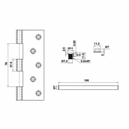 Lắp đặt bản lề lá Bauma 926.20.345