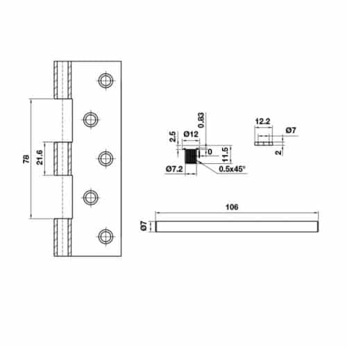 Lắp đặt bản lề lá Bauma 926.20.347