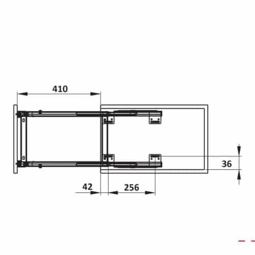 Lắp đặt bộ rổ dao thớt, chai lọ SONATA Cucina 549.20.213 mạ chrome