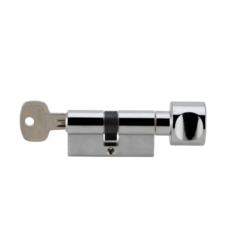 Mặt bên ruột khóa 1 đầu chìa 1 đầu vặn Hafele 916.08.694, 81mm Đồng thau Mặt bên ruột khóa 1 đầu chìa 1 đầu vặn Hafele 916.08.694, 81mm Đồng thau