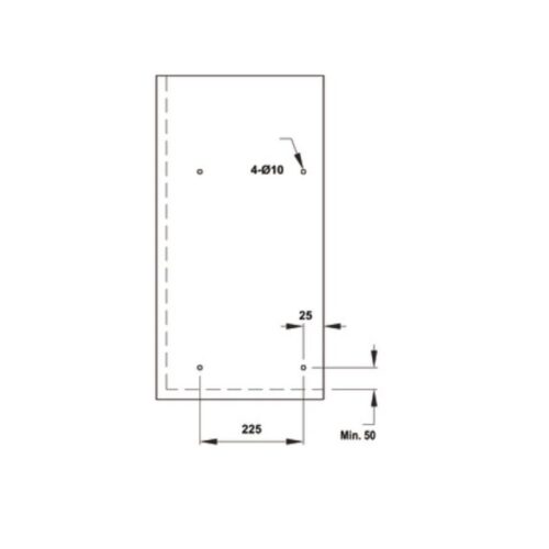 Thiết kế của Rổ chén đĩa không khung PRESTO Cucina 544.40.028 Inox 304