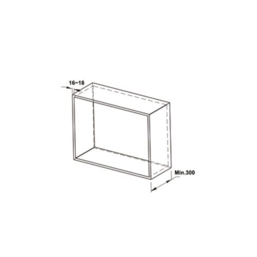 Thiết kế của Rổ chén đĩa không khung PRESTO Cucina 544.40.028 Inox 304