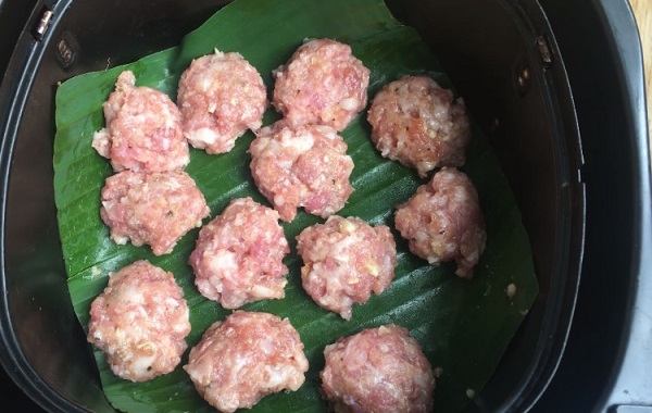 nướng chả bằng nồi chiên không dầu