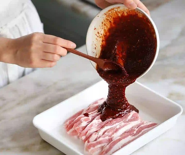 thịt ba chỉ nướng bằng nồi chiên không dầu