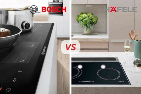 So sánh bếp từ Bosch và Hafele