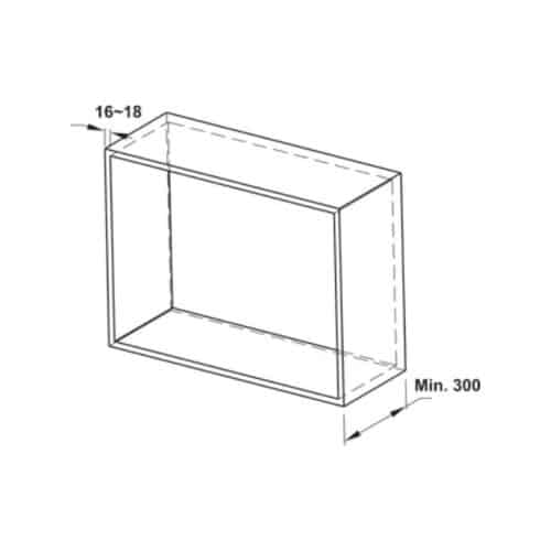 Bộ rổ bát đĩa Hafele Presto 544.40.034 900mm