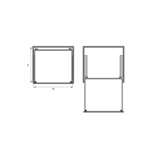 Bộ rổ xoong nồi Hafele Cappella 549.08.033 800mm