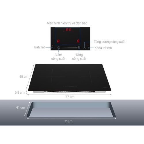 Kích thước bếp từ Hafele 536.61.645