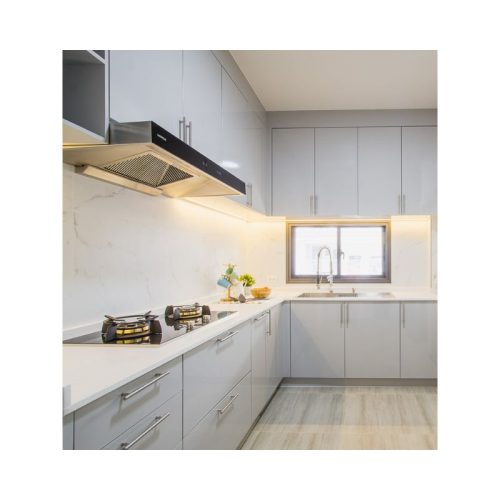 Ảnh thực tế của tay nắm tủ inox 136mm Hafele 155.01.400