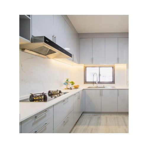 Ảnh thực tế của tay nắm tủ inox 392mm Hafele 155.01.407