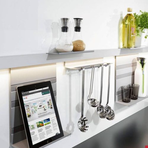 Hình ảnh thanh nhôm gắn tường dài 600mm Hafele 521.00.006