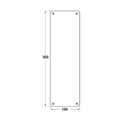 Kích thước bảng kéo cửa pull Hafele 987.11.240