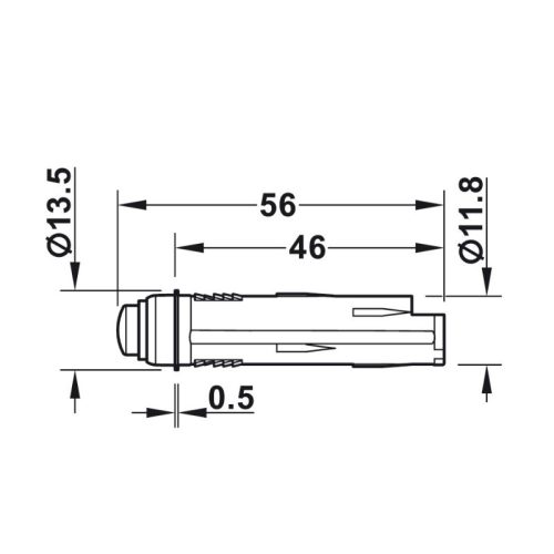 Kích thước công tắc cảm biến chuyển động Hafele 833.89.129