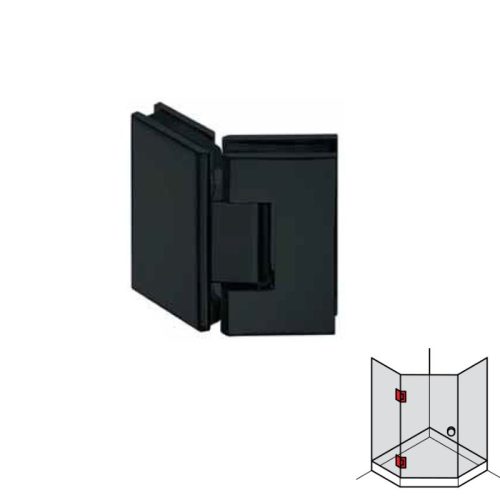 Lắp đặt bản lề phòng tắm kính 135º Hafele 981.00.523
