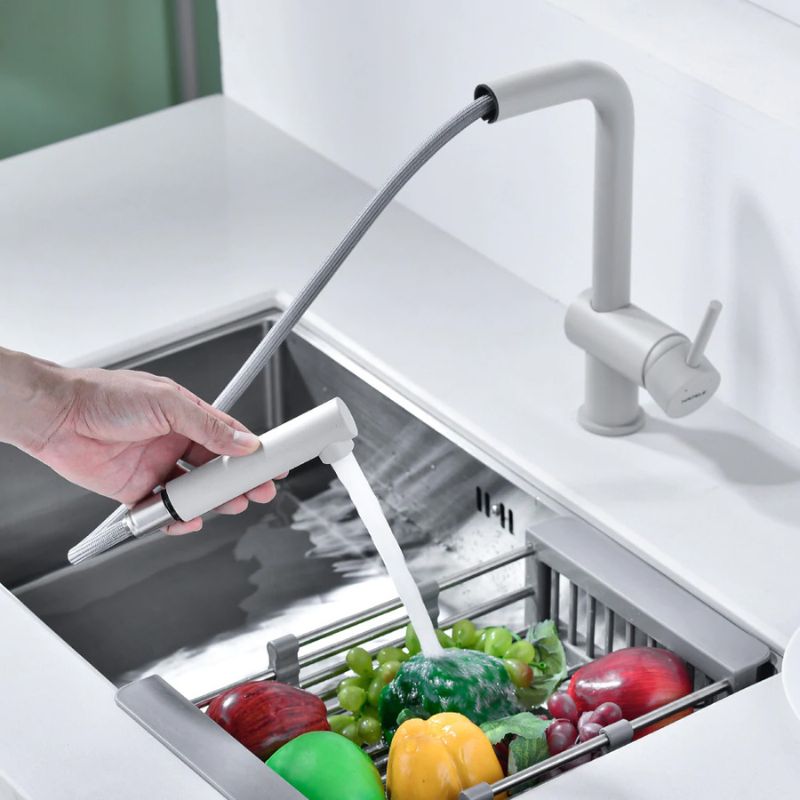 Thiết kê vòi rửa bát nóng lạnh Hafele HT21-GH1P250 577.55.290 có dây rút Thiết kê vòi rửa bát nóng lạnh Hafele HT21-GH1P250 577.55.290 có dây rút