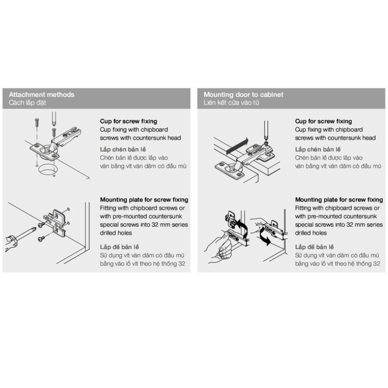Cấu tạo bản lề trùm ngoài Metalla A 110° giảm chấn Hafele 311.88.510 Cấu tạo bản lề trùm ngoài Metalla A 110° giảm chấn Hafele 311.88.510