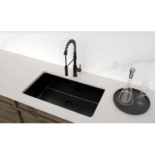 Ảnh chậu rửa bát inox 1 hố Hafele R25 HS25-SSN1S-760 567.24.483 Đen