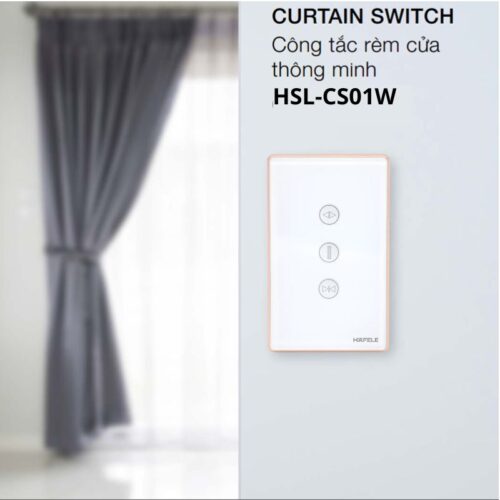 Công tắc rèm cửa thông minh HSL-CS01W Hafele 820.71.009 3 hinh anh cong tac rem cua thong minh hsl cs01w hafele 820 71 009
