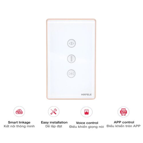 Công tắc rèm cửa thông minh HSL-CS01W Hafele 820.71.009 4 tinh nang cong tac rem cua thong minh hsl cs01w hafele 820 71 009