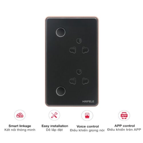 Ổ cắm trường thông minh HSL-WSS01B Hafele 820.71.006 2 tinh nang o cam truong thong minh hsl wss01b hafele 820 71 006